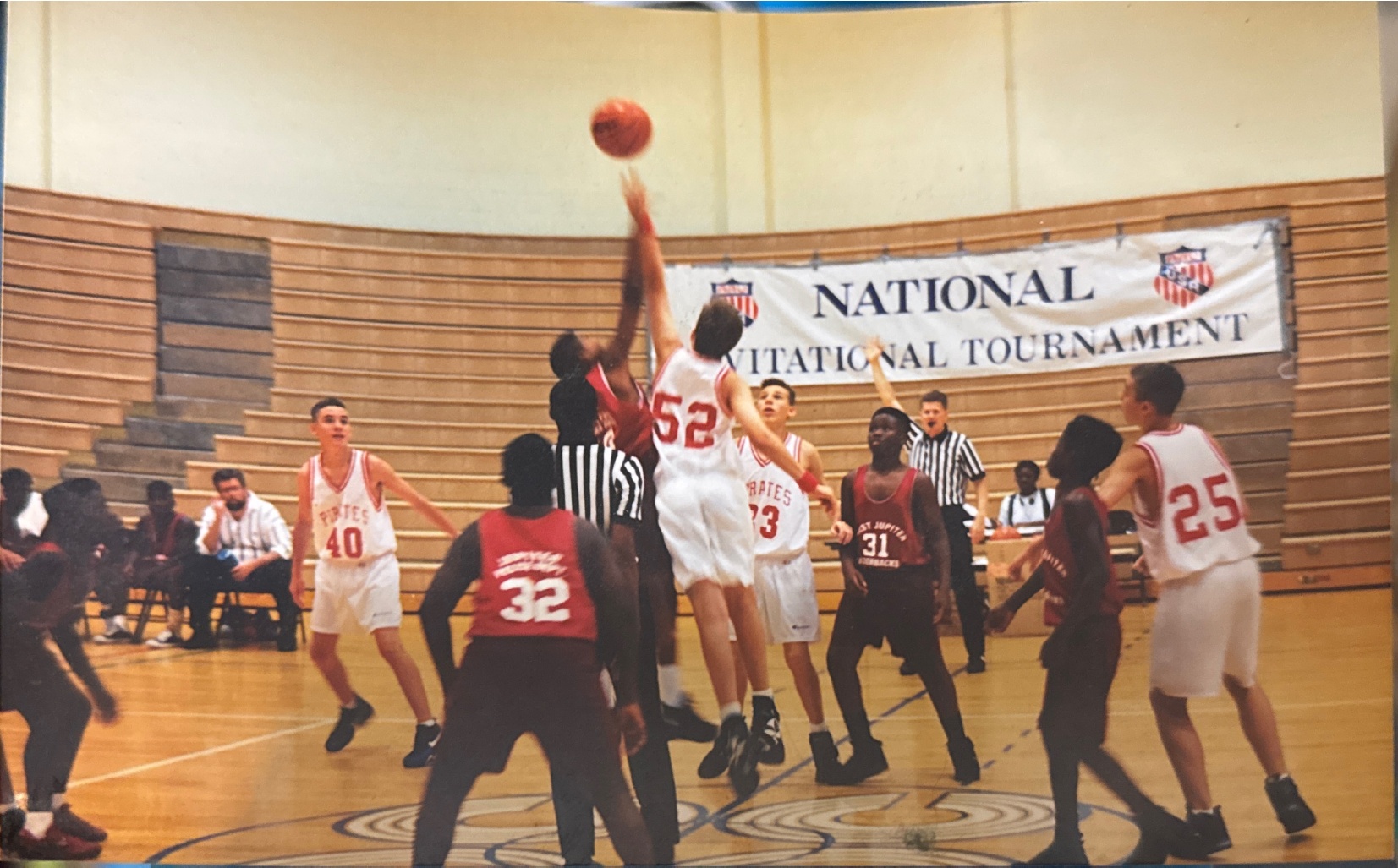 Opening tip at the National Invitational Tournament in 1993
